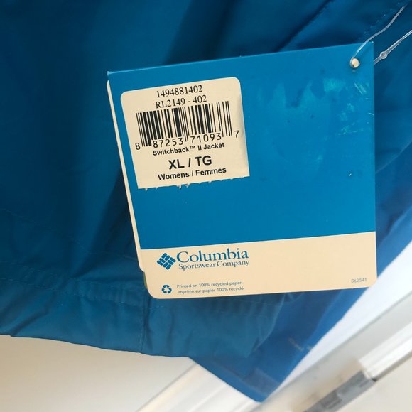 NWT Columbia Switchback II Jacket RL2149 - Picture 4 of 9